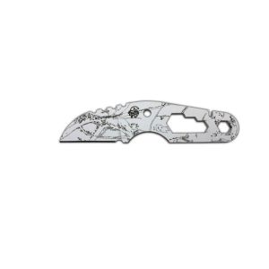 Cuchillo J&V Cuchillo Small Lacado Camo Nieve Funda KYDEX para Bolsillo