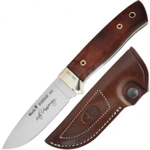 Muela Cuchillo Kodiak KODIAK-10.TH edición limitada 60 aniversario hoja de acero N690Co de 10 cm y empuñadura de raiz de arce americano.