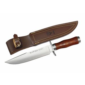 Muela Cuchillo de caza URIAL-19CO con hoja de acero inoxidable MoVa de 19 cm y empuñadura de cocobolo.