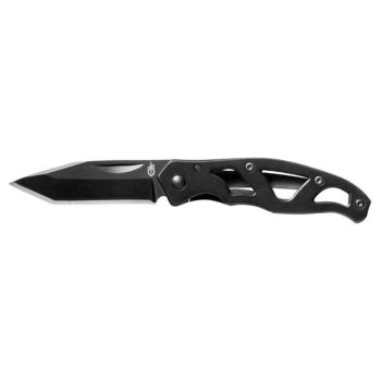 Navaja Gerber 003631 Paraframe Mini Tanto con hoja de acero MoVa de 5,4 cm y empuñadura de acero