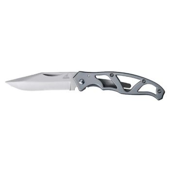 Navaja Gerber 048485 Paraframe Mini con hoja de acero 420HC de 5,6 cm y empuñadura de acero